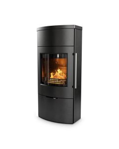 Kaminofen Termatech TT80 mit Wärmespeicher Stahl Schwarz 5,5 kW