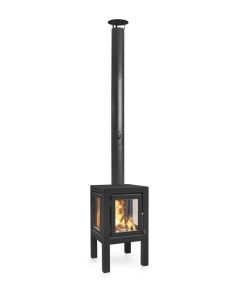 Terrassenkamin Cortenstahl RB73 QUARUBA XL – schwarz