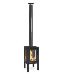 Terrassenkamin Cortenstahl RB73 QUARUBA XXL – schwarz