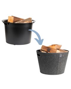 Holzkorbset Aduro Filz günstig ofenland24 kaufen