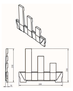 NunnaUuni  Ersatzteile Seitenteil links GF2 (285 x 218 mm)