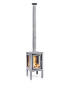 Terrassenkamin Cortenstahl RB73 QUARUBA XXL – edelstahl
