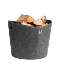 Holzkorb Aduro Proline Ø 39 cm Grau Filz
