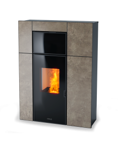 Pelletofen kanalisierbar Dielle Garbin 100 TUBE  Turbo 12kW
