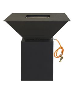 Gasgrill BigQube M Edelstahl Schwarz lackiert