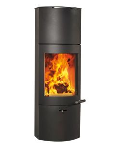 Kaminofen Austroflamm Tower Xtra 2.0 - 4 kW - Gussgrau (Wärmespeicherung)