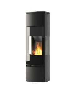 Kaminofen Jydepejsen Bella high mit Seitenglas 5 kW