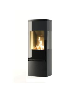 Kaminofen Holzofen Jydepejsen Bella mit Seitenglas 5 kW