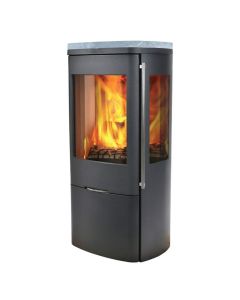 Holzofen Jydepejsen Senza Stahl 5 kW