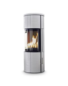 Kaminofen Koppe Nexus Midi Keramik weiss 7 kW