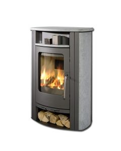 Kaminofen Koppe Caron Aqua Serpentinstein,wasserführend (10,5 kW / 8 kW)