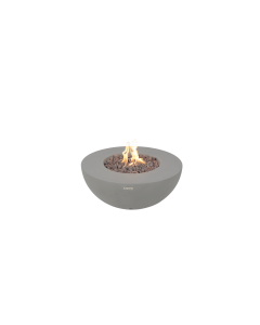 Feuerstelle ROCA runde Concrete Look 87 x 81 x 37 cm