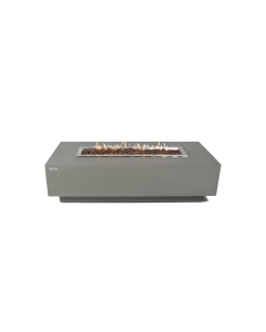 Terrassenfeuertisch GRANVILLE aus Zement 152 x 100 x 43 cm