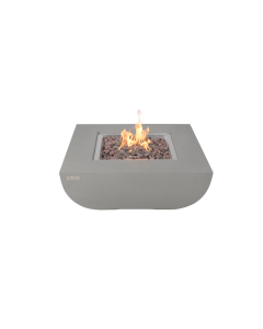 Terrassenfeuertisch WESTPORT Zementoptik 87 x 100 x 36 cm