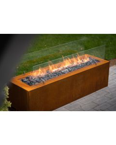 Outdoor Gaskamin Terasse Galio Corten Manual