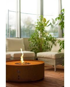 Outdoor Gaskamin Terasse Planika Galio Fire Pit Corten Automatic