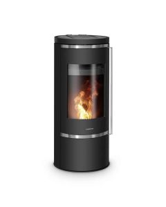Pelletofen wasserführend raumluftunabhängig mit DIBt zulassung Stahl Oranier Carus 6 kW