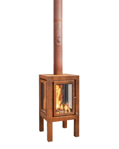 Gartenkamin Cortenstahl RB73 Quaruba XXL