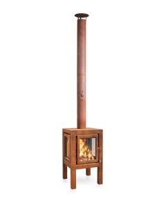 Gartenkamin Cortenstahl RB73 Quaruba XL