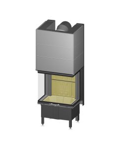Kamineinsatz Heizeinsatz  Spartherm Arte 3RL-60h-4s Tür hochschiebbar  7,5 kW