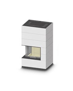 Eckkamin,Kamin selber mauern,Kaminbausatz  SPARTHERM SIM Varia 2Lh H2O-4S 10,4kW,Schiebetür,wasserführend günstig kaufen