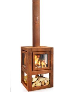 gartenkamin holz